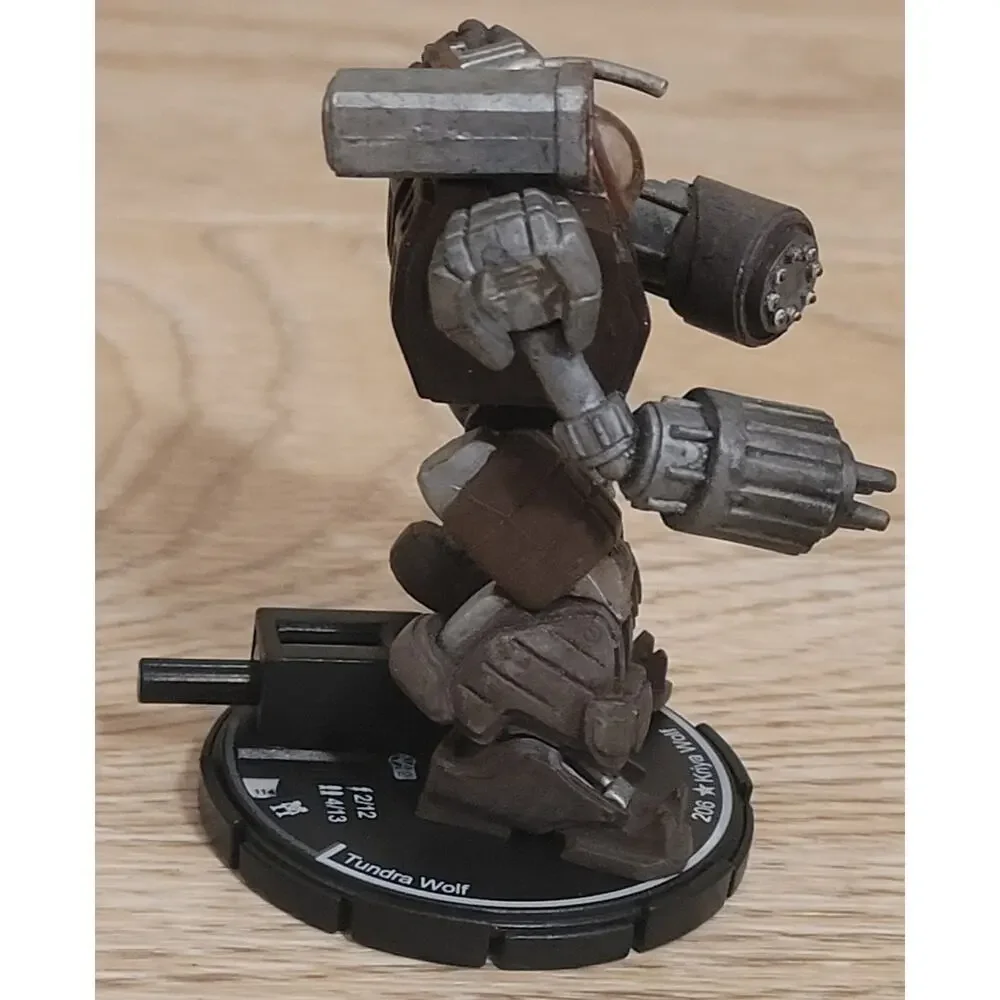 Mechwarrior STEEL WOLVES Kriya Wolf 114 Tundra Wolf with dossier 41 Loose Figure - Picture 4 of 8